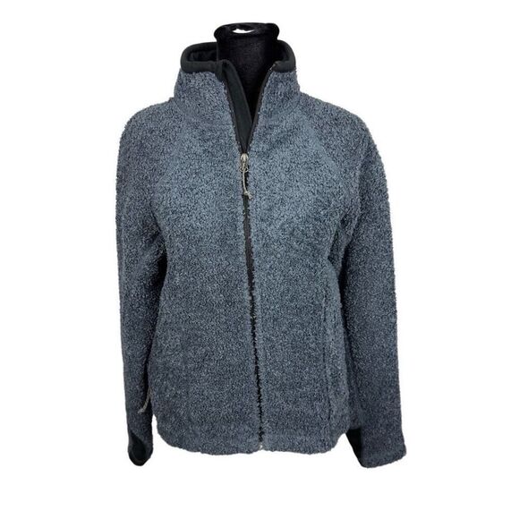 Mountain Hardwear Jackets & Blazers - Mountain Hardware Sherpa Fleece Blue Full Zip Jacket - Women’s M